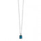 Elements 9ct White Gold London Blue Topaz Pendant With Gallery Detail GP2024TElements GoldGP2024T