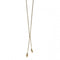 Elements 9ct Yellow Gold Double Teardrop Necklace GN237Elements GoldGN237