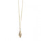 Elements 9ct Yellow Gold Spiral Drop Pendant With Diamonds GP989Elements GoldGP989