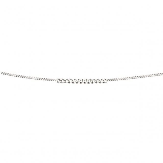 Elements Gold 9CT White Gold Curb Chain 46Cm Necklace GN200Elements GoldGN200