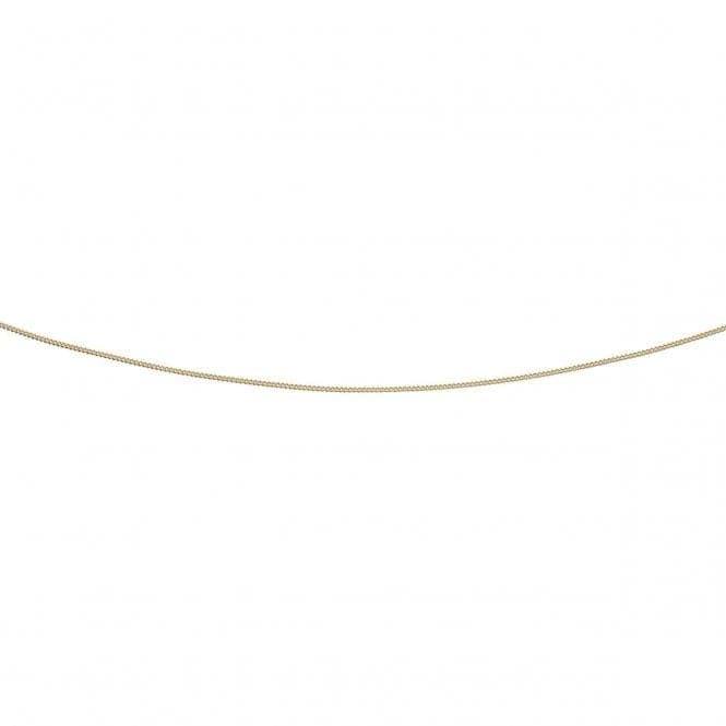 Elements Gold 9CT Yellow Gold Curb With Extender Chain Necklace GN194Elements GoldGN194