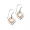 Elements Gold And Rose Gold Plated Triple Lantern Shaped Earrings E4893BeginningsE4893