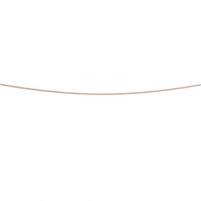 Elements Gold Rose Gold Curb Chain Necklace GN219Elements GoldGN219