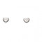 Elements Gold White Gold Heart Stud Earrings GE2178Elements GoldGE2178