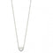 Elements Gold White Gold Plain Heart Necklace GN308Elements GoldGN308