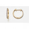Elements Gold Yellow Gold Diamond Huggie Earrings GE2135Elements GoldGE2135