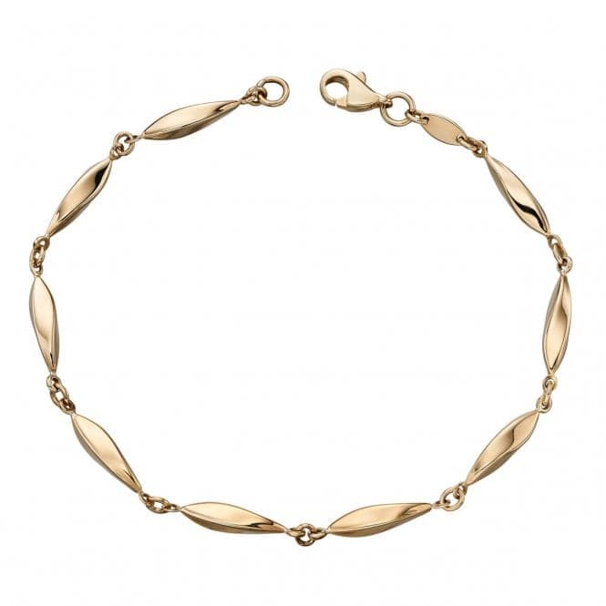 Elements Gold Yellow Gold Marquise Bracelet GB456Elements GoldGB456