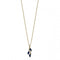 Elements Gold Yellow Gold Sapphire Diamond Marquise Pendant GP2091LElements GoldGP2091L