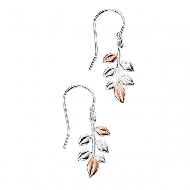 Elements Mixed Plated Leaf Earrings E4901BeginningsE4901