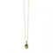 Elements Peridot Checkerboard Teardrop Pendant GP460GZ475GN185Elements GoldGP460G