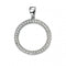 Elements Rhodium Plated Clear CZ Open Circle Pendant P4344CBeginningsP4344C