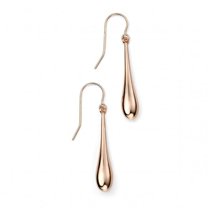 Elements Rose Gold Long Drop Earrings GE941Elements GoldGE941