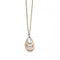 Elements Rose Yellow White Gold Teardrop Pendant GP826Z475GN004Elements GoldGP826