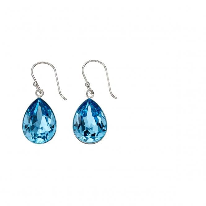 Elements Silver Aqua Swarovski Teardrop Earrings E5686TBeginningsE5686T