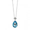 Elements Silver Aquamarine Swarovski Crystal Pendant With Fancy Bale P3215TZ364N192BeginningsP3215T