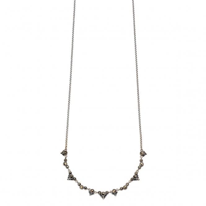 Elements Silver Dainty Marcasite Necklace N4171BeginningsN4171