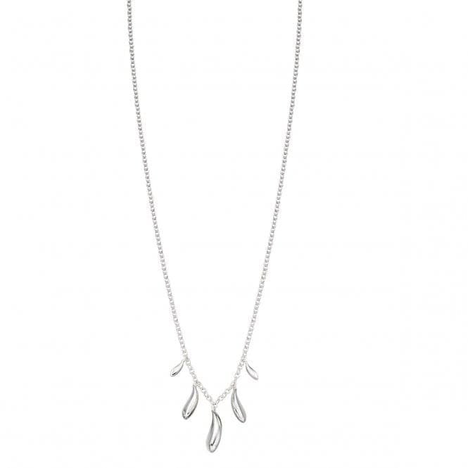 Elements Silver Highly Polished Dew Drop Necklace N4179BeginningsN4179