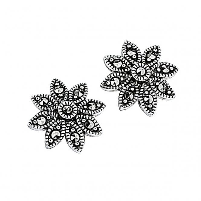 Elements Silver Marcasite Daisy Stud Earrings E2053Z364BeginningsE2053