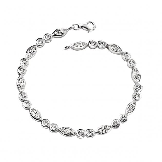 Elements Silver Marquise And CZ Bracelet B3093CZ362BeginningsB3093C