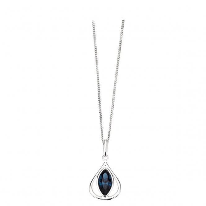 Elements Silver Montana Crystal Teardrop Pendant P3397LZ364N724BeginningsP3397L