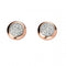 Elements Silver Pave With Rose Gold Surround Earrings E5137CBeginningsE5137C