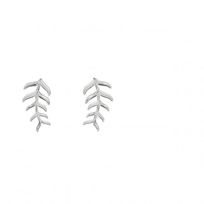 Elements Silver Plain Silver Fish Bone Crawler Earrings E5507BeginningsE5507