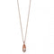 Elements Silver Rose Gold Plate & Pearl Drop Pendant P4548PBeginningsP4548P
