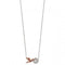 Elements Silver Rose Gold Plated Hummingbird Necklace N4313BeginningsN4313