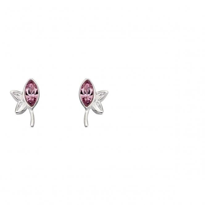 Elements Silver Silver Navette Light Amethyst Swarovski Earrings E5693MBeginningsE5693M