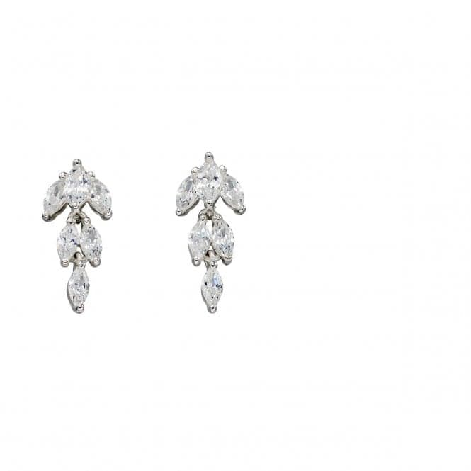 Elements Silver Zirconia Marquise Drop Earrings E5674CBeginningsE5674C