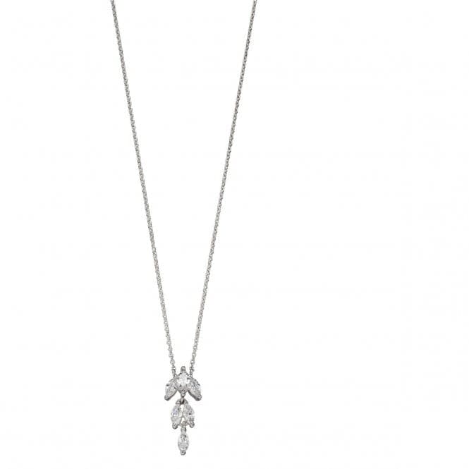 Elements Silver Zirconia Marquise Necklace N4285CBeginningsN4285C