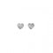 Elements Sterling Silver Clear Cubic Zirconia Pave Heart Stud Earrings E4015CBeginningsE4015C