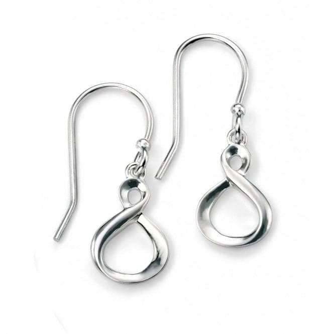 Elements Sterling Silver Infinity Loop Earrings E4897BeginningsE4897
