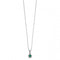 Elements White Gold Emerald Round Pendant Diamond Edge GP875GZ475GN063Elements GoldGP875G