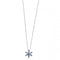 Elements White Gold Tanzanite Diamond Flower Pendant GP781MZ475GN187Elements GoldGP781M