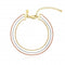Ella Multi Chain Gold Silver Rose Gold 18cm + 3cm Extender Bracelet 4473Joma Jewellery4473