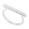 Elongated Bar Silver Ring R3820BeginningsR3820 50