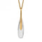 Elongated Gold Plated Pendant P5233BeginningsP5233