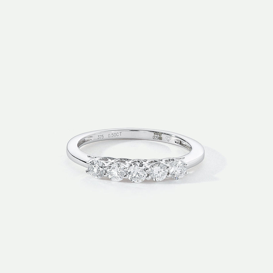 Elsie | 9ct White Gold 0.50ct tw Lab Grown Diamond RingCreated BrillianceBA0063523 - L