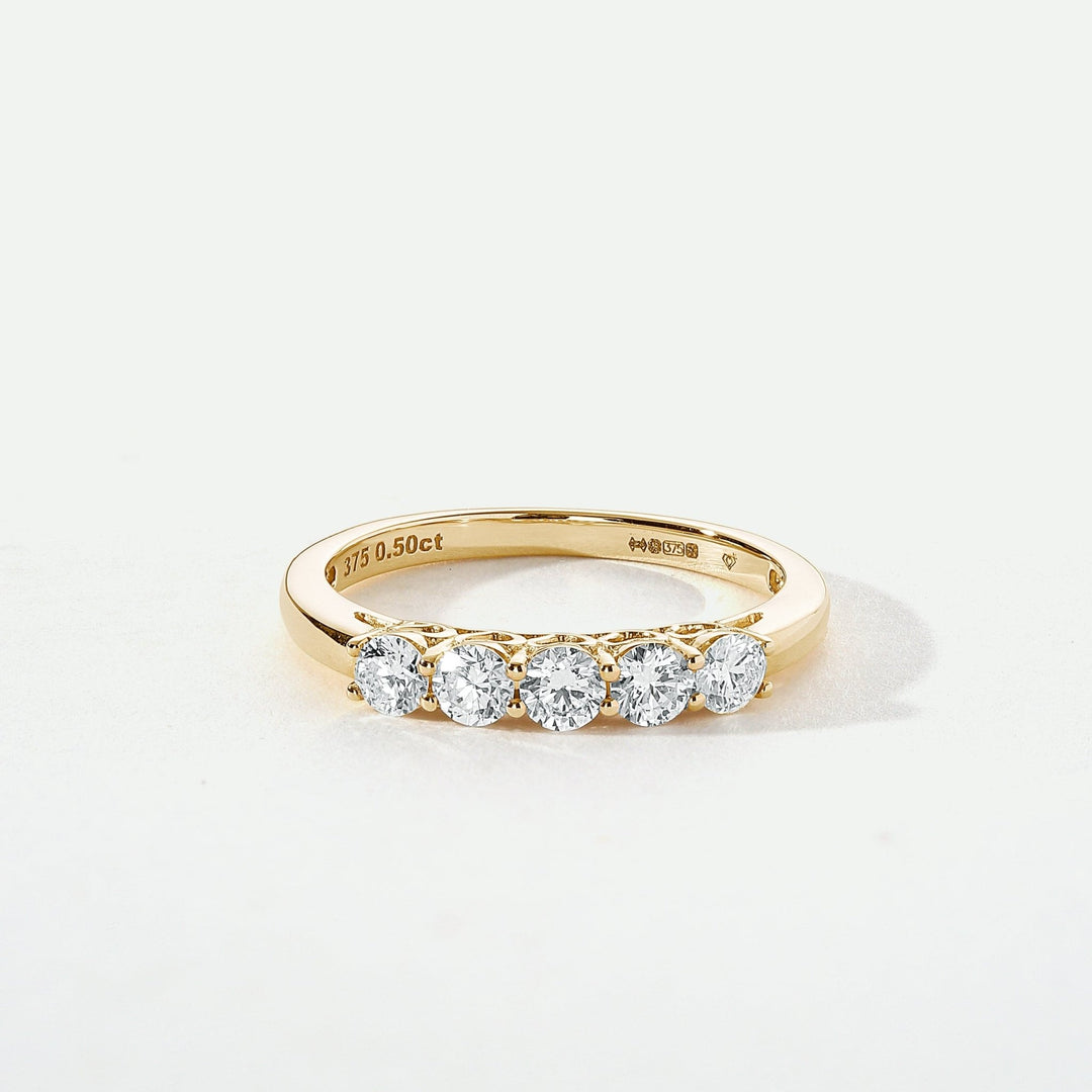 Elsie | 9ct Yellow Gold 0.50ct tw Lab Grown Diamond RingCreated BrillianceBA0071129 - L