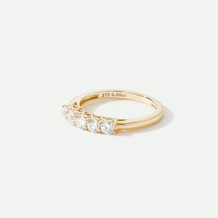 Elsie | 9ct Yellow Gold 0.50ct tw Lab Grown Diamond RingCreated BrillianceBA0071129 - L
