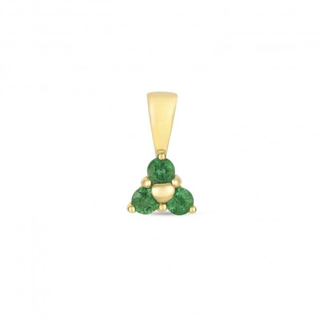 Emerald 3 Stone Pendant PD230EGemstones JewelleryPD230E