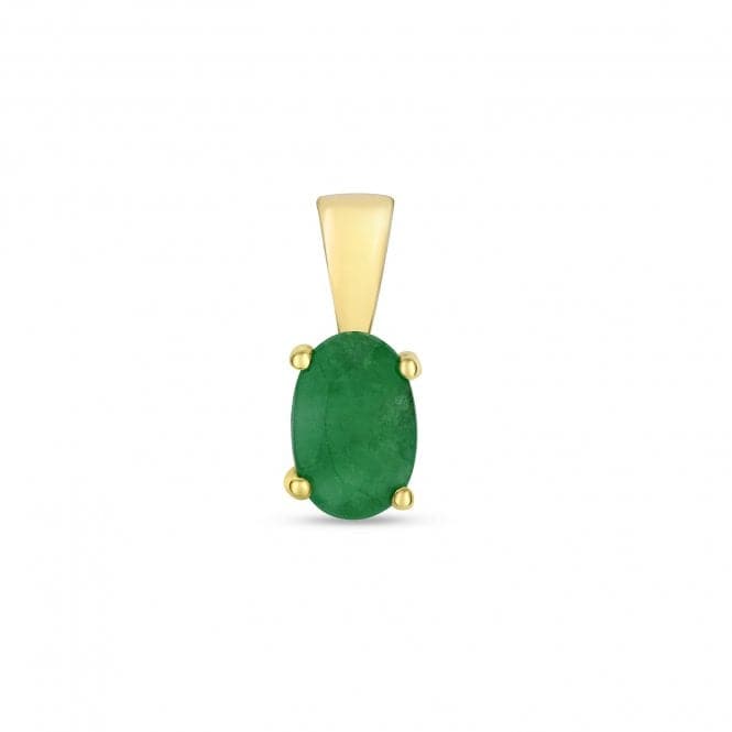 Emerald Claw Set Pendant PD232EGemstones JewelleryPD232E