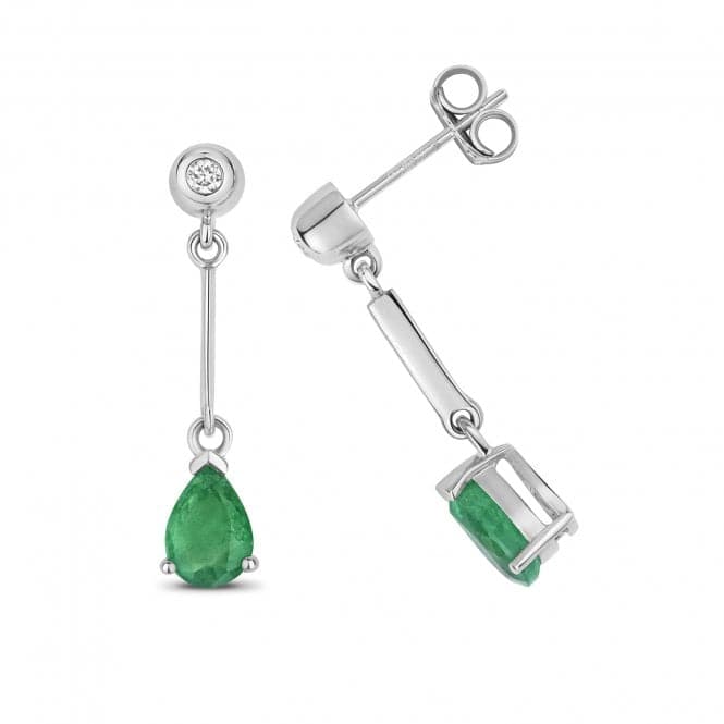 Emerald Drop Pear Earrings ED246WEGemstones JewelleryED246WE