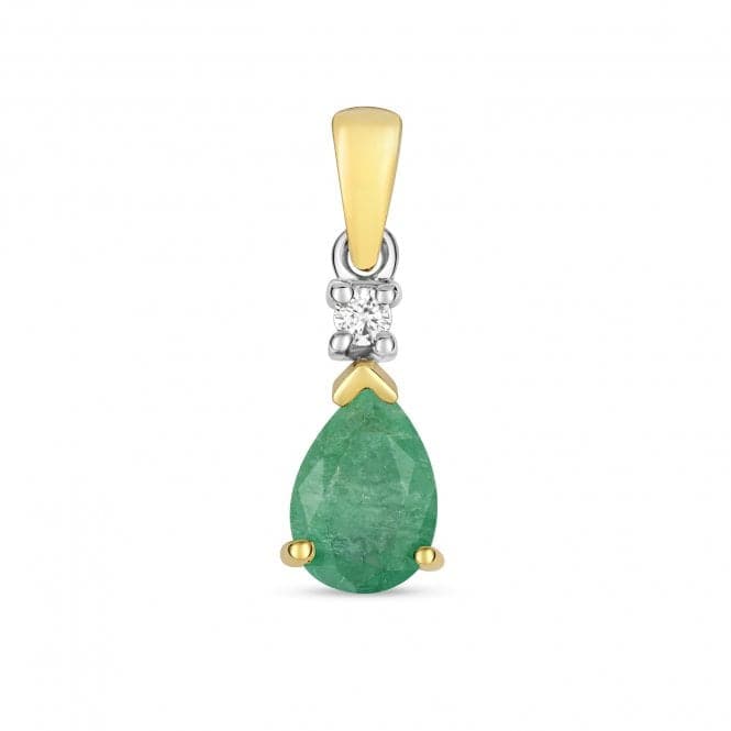 Emerald Pear Pendant PD237EGemstones JewelleryPD237E