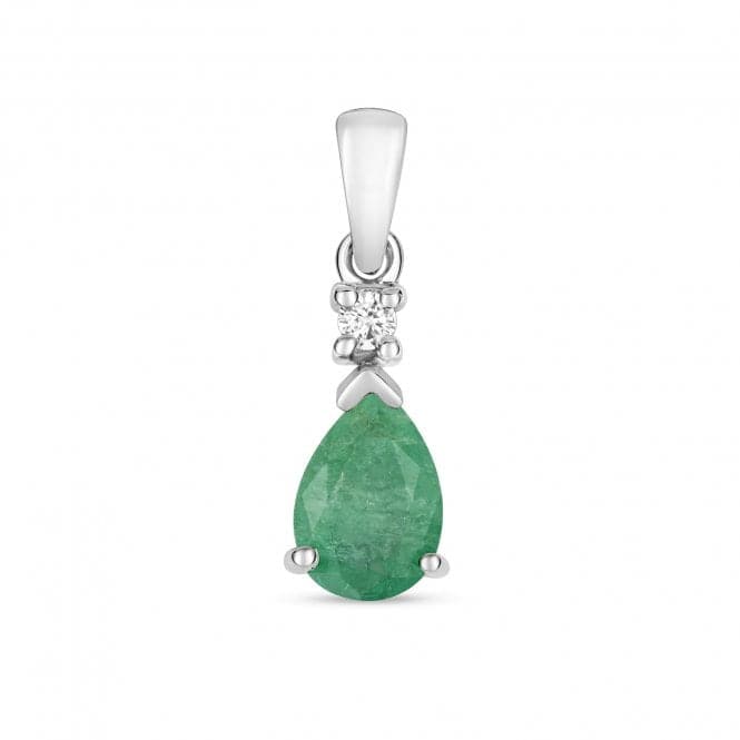 Emerald Pear Pendant PD237WEGemstones JewelleryPD237WE