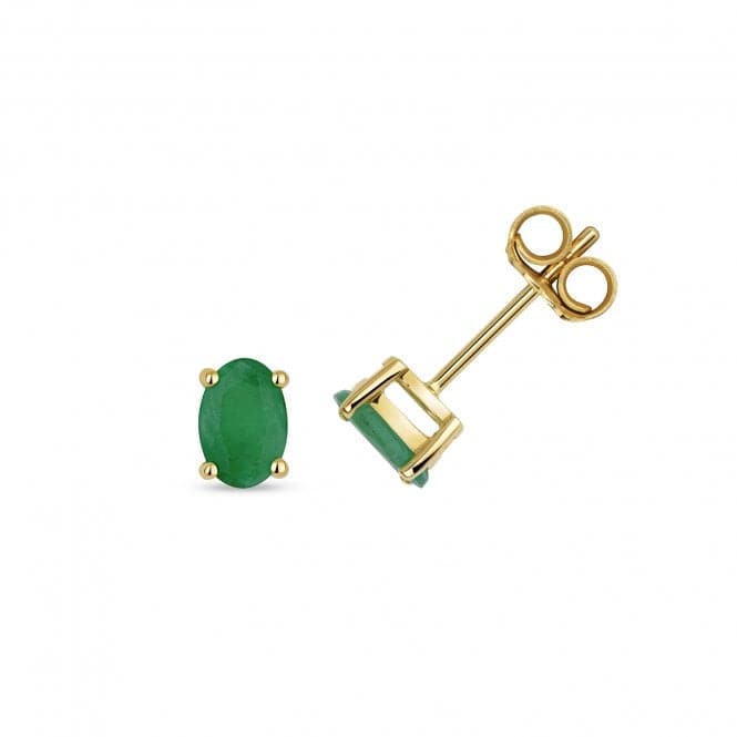 Emerald Stud Earrings ED242EGemstones JewelleryED242E