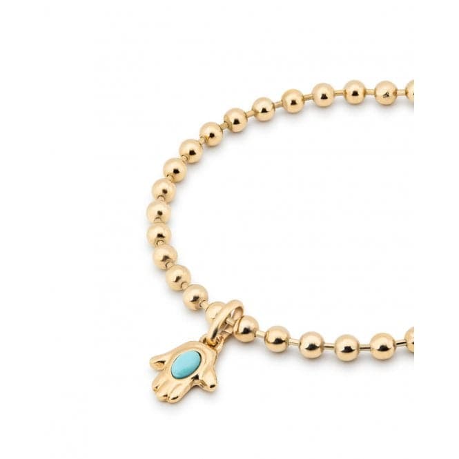 Emotions 18k Gold Plated Elastic Anklet Ball Fittings Anklet TOB0030ORO000UNOde50TOB0030ORO000
