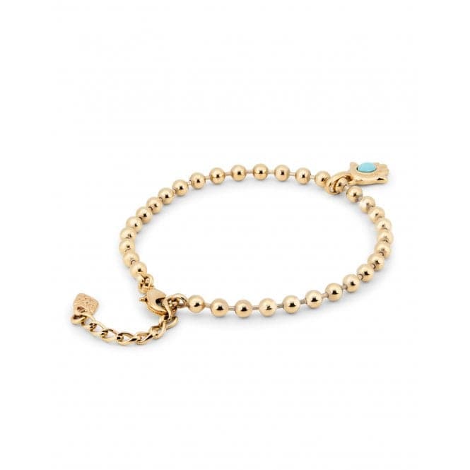 Emotions 18k Gold Plated Elastic Anklet Ball Fittings Anklet TOB0030ORO000UNOde50TOB0030ORO000