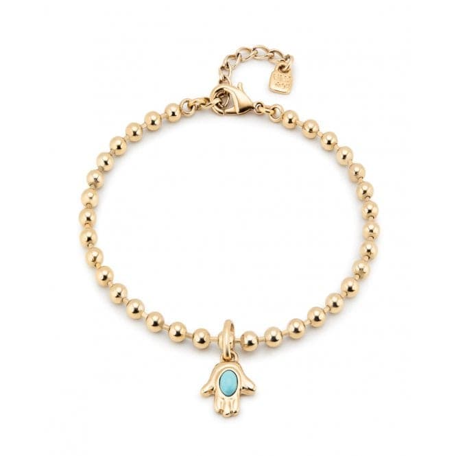 Emotions 18k Gold Plated Elastic Anklet Ball Fittings Anklet TOB0030ORO000UNOde50TOB0030ORO000